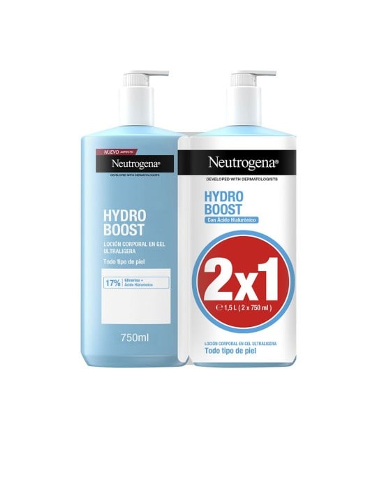Neutrogena Confezione da 2 gel lozione corpo HYDRO BOOST da 750ml 2 x 750 ml unisex