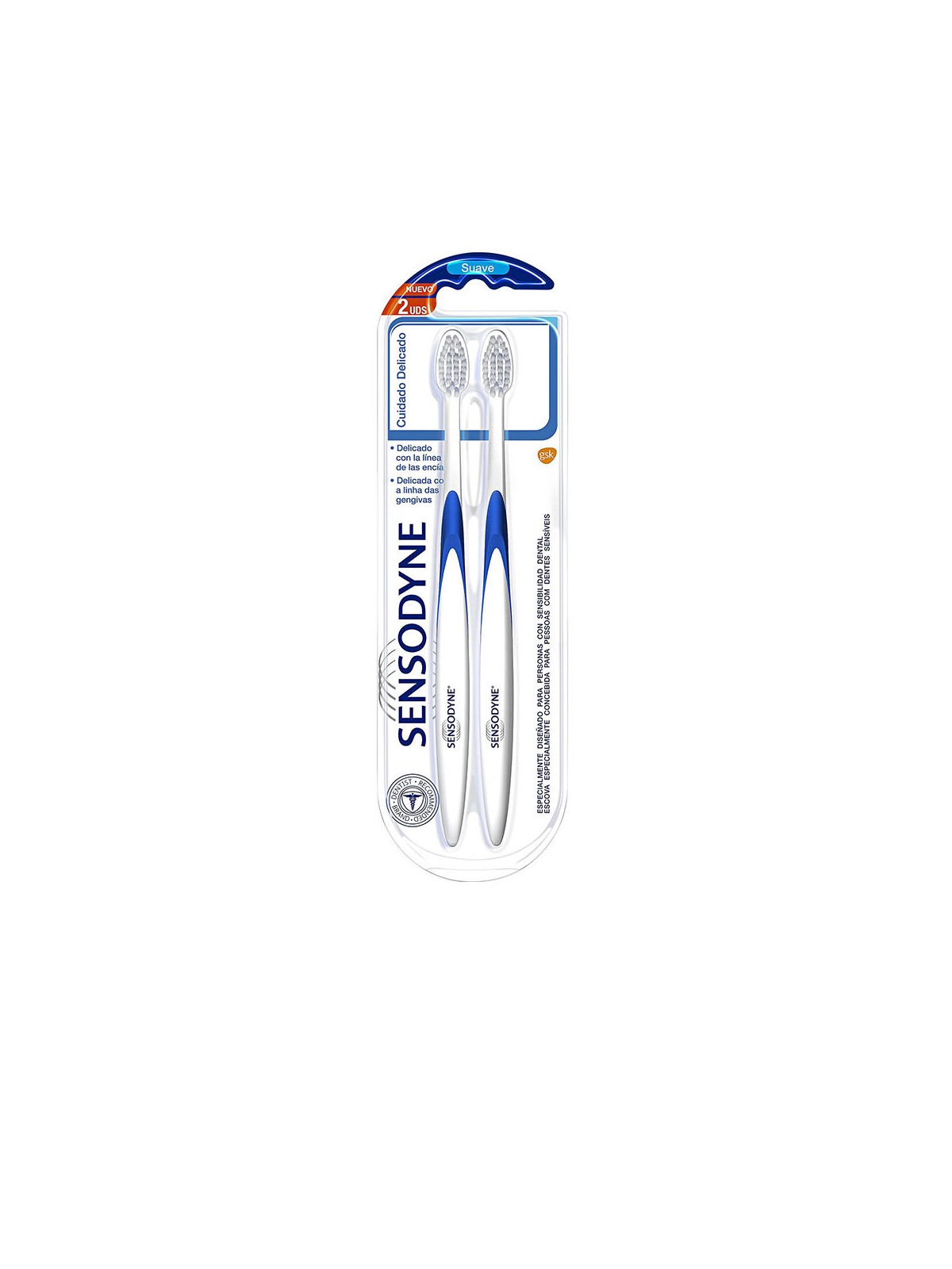 Sensodyne Confezione da 2 spazzolini da denti morbidi SENSODYNE unisex