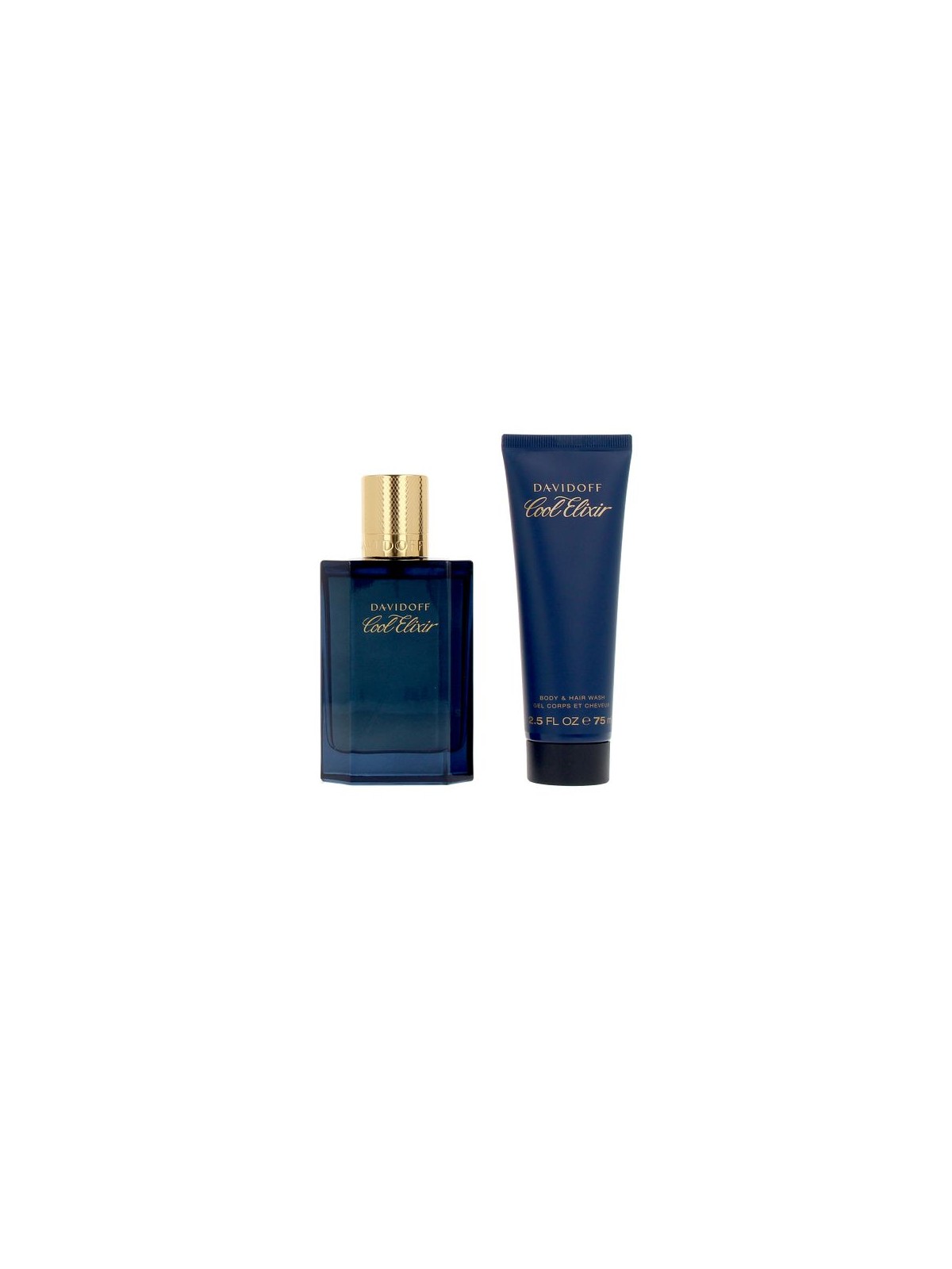 Davidoff COOL ELIXIR PARFUM INTENSE SET DA 2 Eau de Parfum spray 100 ml + Body lotion 75 ml uomo