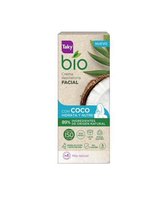 Taky Crema depilatoria per il viso BIO COCO 20ml donna
