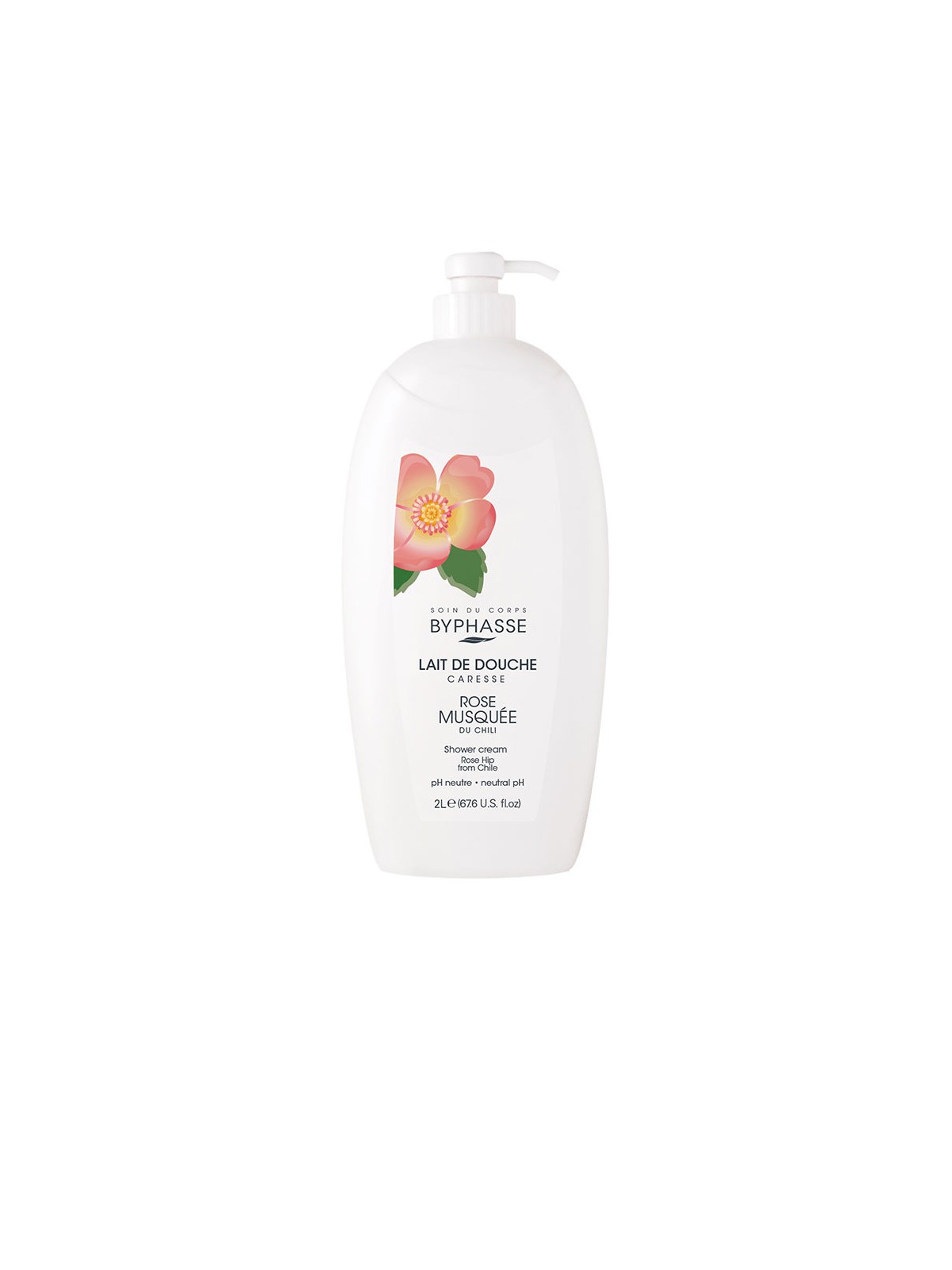 Byphasse Crema doccia CARESSE alla rosa canina 2000ml unisex