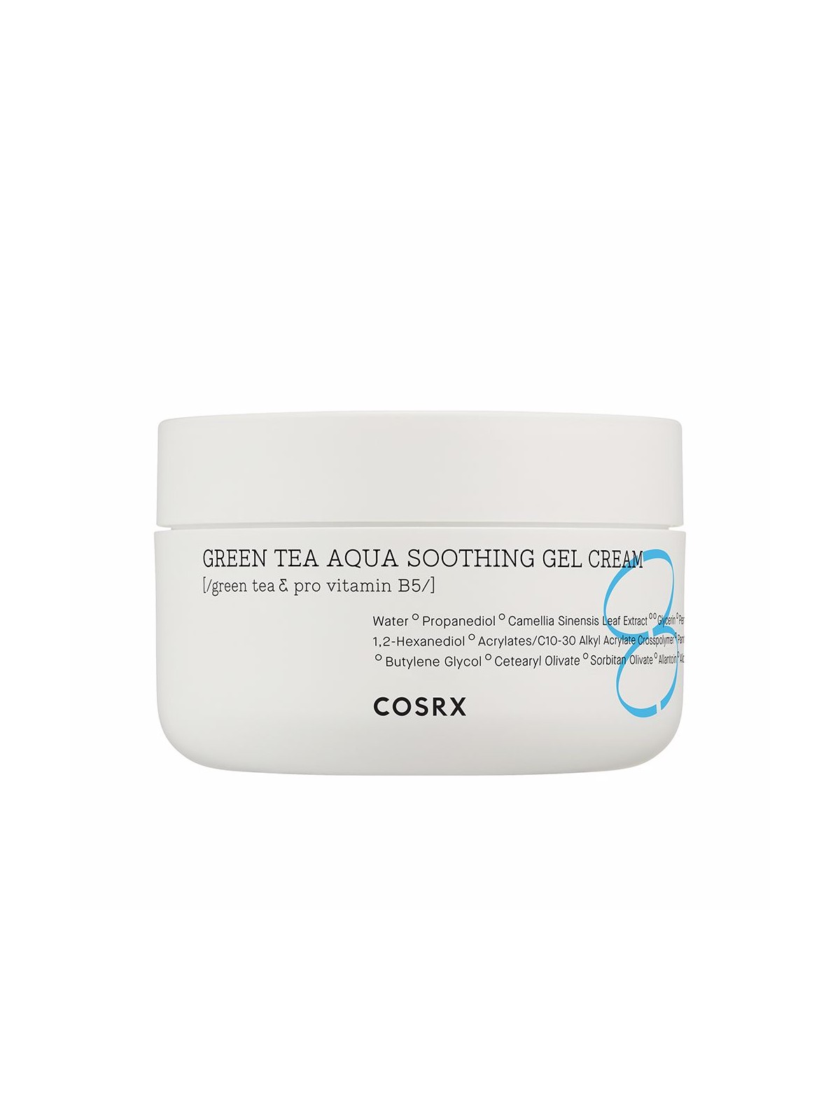 Cosrx Crema gel lenitiva al tè verde aqusa 50ml donna
