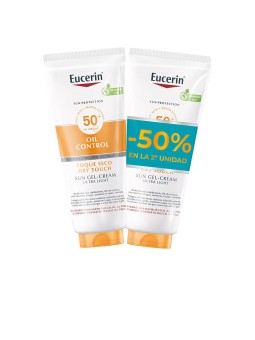 Eucerin Crema gel-protezione solare per il corpo SPF50+, confezione da 2 x 200ml Body sunscreen SPF50 2 x 200 ml unisex