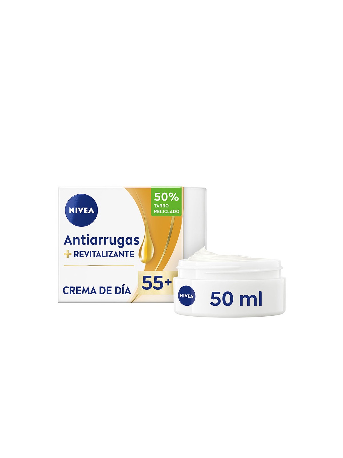 Nivea Crema giorno rivitalizzante antirughe 55+ SPF15 50ml unisex