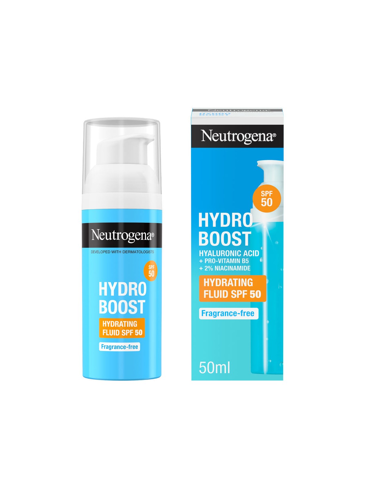 Neutrogena Crema HYDRO BOOST+ SPF50+ 50ml unisex
