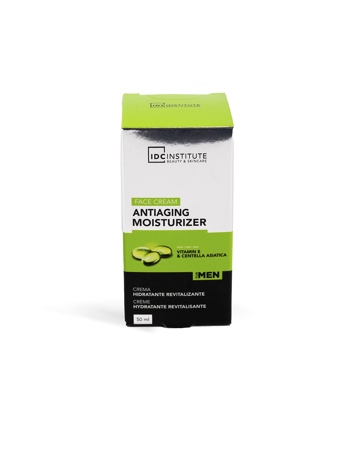 Idc Institute Crema idratante antietà, crema viso idratante 50ml uomo