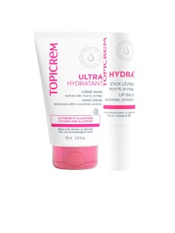 Topicrem Crema mani + balsamo labbra UH 2 u Hand cream 50ml + Lip balm 4g unisex