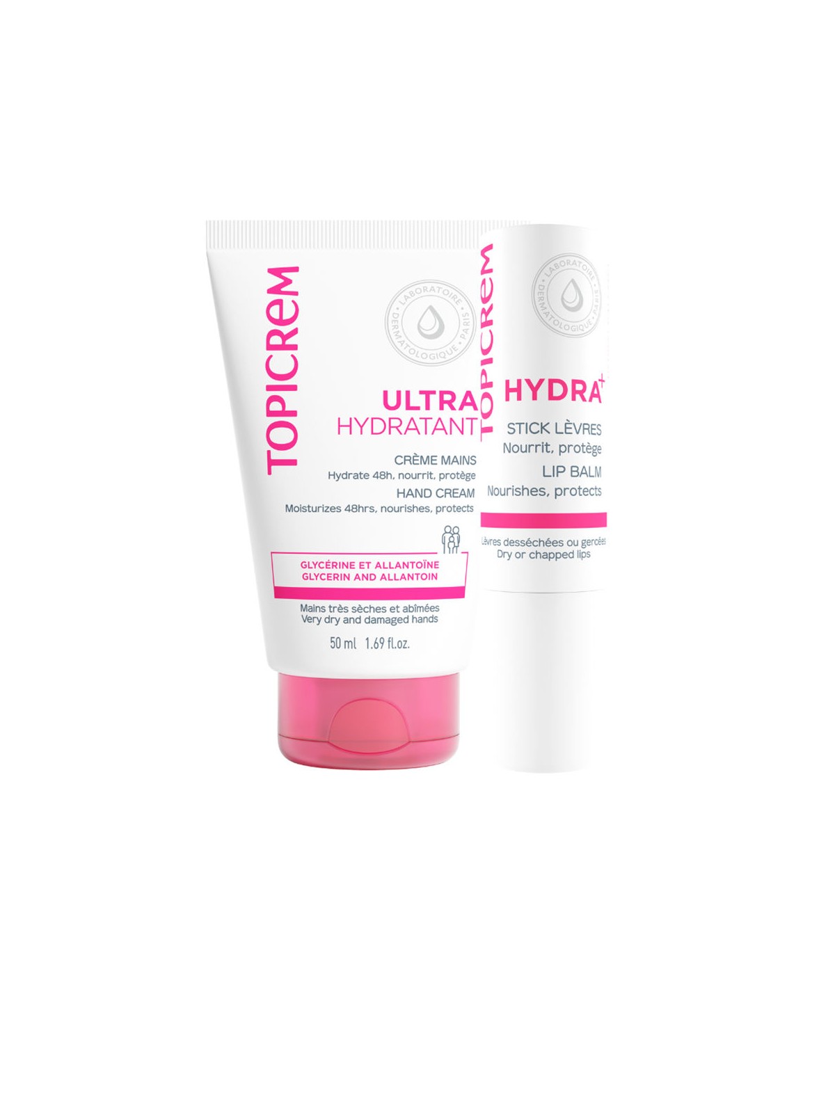 Topicrem Crema mani + balsamo labbra UH 2 u Hand cream 50ml + Lip balm 4g unisex