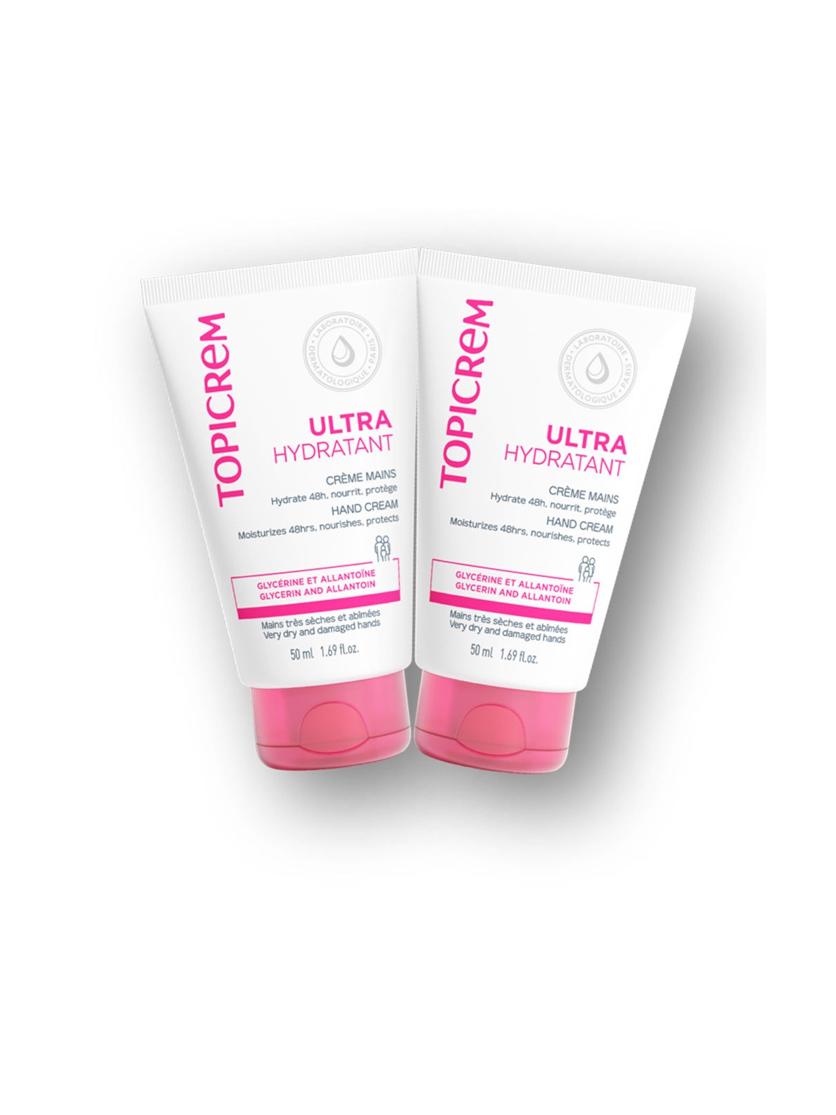 Topicrem Crema mani ultra idratante UH, confezione da 2 x 50ml 2 x 50 ml unisex