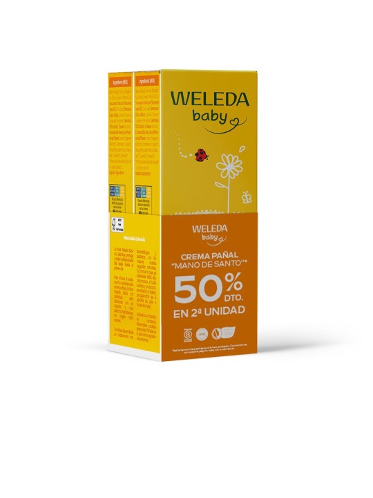 Weleda Crema per il cambio pannolino BABY alla calendula 2 x 75ml unisex