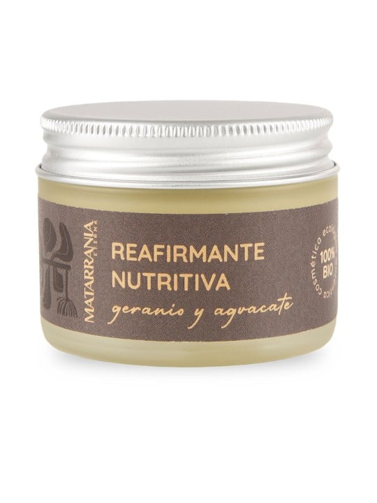 Matarrania Crema rassodante nutriente biologica con geranio e avocado 30ml unisex