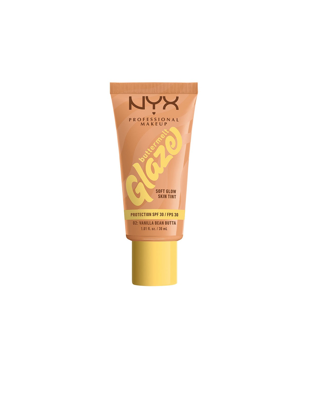 Nyx Professional Make Up Crema solare colorata Buttermelt Glaze + SPF30 n.02 - Burro di Vaniglia 30ml unisex