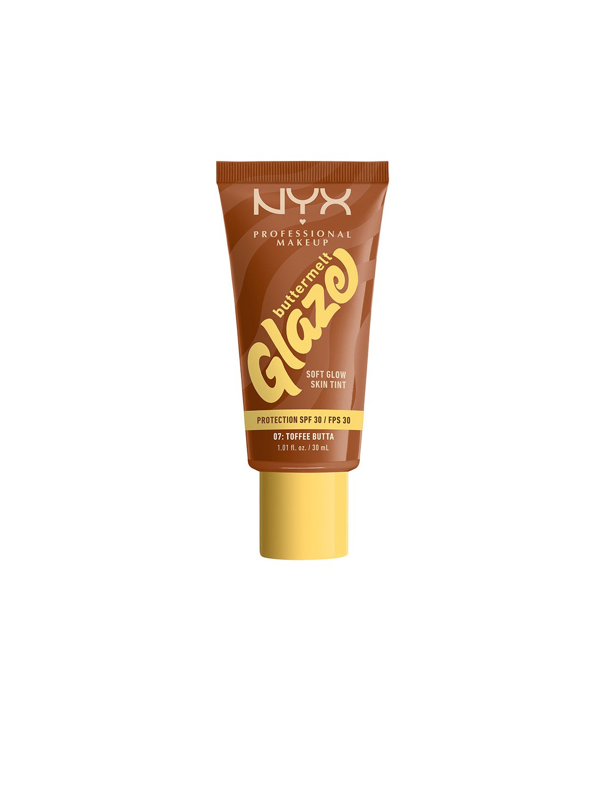 Nyx Professional Make Up Crema solare colorata Buttermelt Glaze + SPF30 n.07-Toffee Butta 30ml unisex