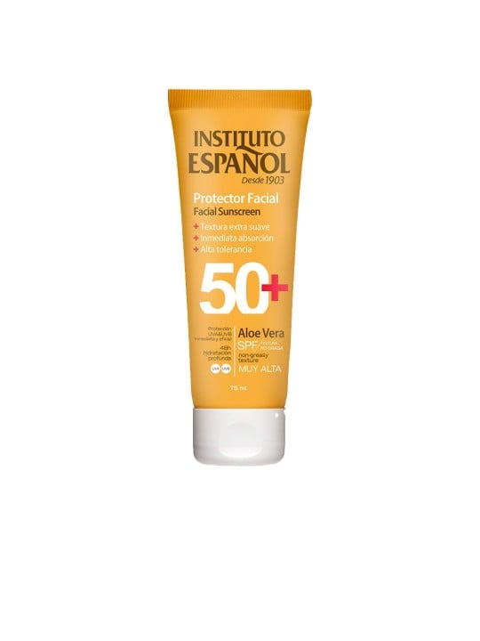 Instituto Español Crema solare per il viso all'Aloe Vera, SPF50+, in tubetto, 75ml unisex