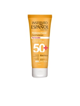Instituto Español Crema solare per il viso, pelle sensibile SPF50+ 75ml unisex