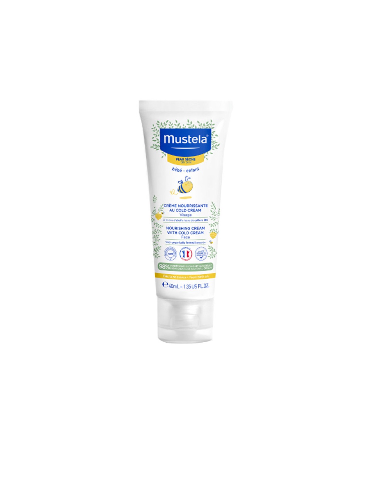 Mustela Crema viso nutriente per neonati e bambini con Cold Cream 40ml unisex