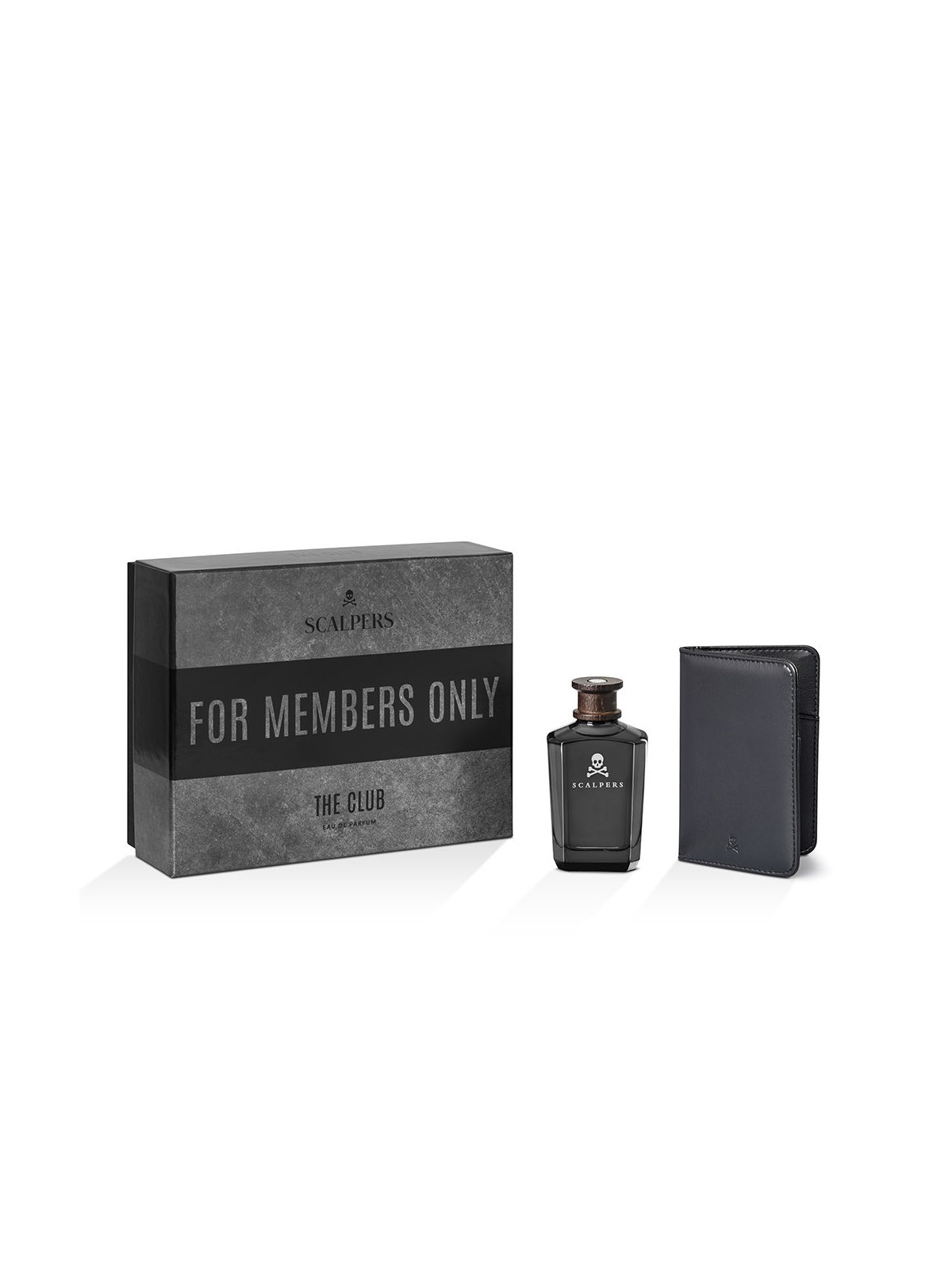 Scalpers SET 2 PEZZI THE CLUB Eau de Parfum spray 125 ml + Wallet uomo