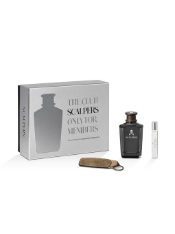 Scalpers SET 3 PEZZI THE CLUB Eau de Parfum spray 125 ml + Eau de Parfum spray 15 ml + Keychain 1 unit unisex
