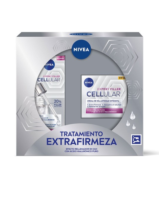 Nivea CUSTODIA IN 2 PEZZI CON TRATTAMENTO EXTRA RESISTENTE day cream + pipette serum donna