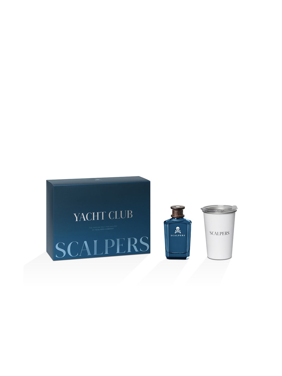 Scalpers SET IN 2 PEZZI YACHT CLUB Eau de Parfum vaporizer 125 ml + Thermal glass 1 unit uomo