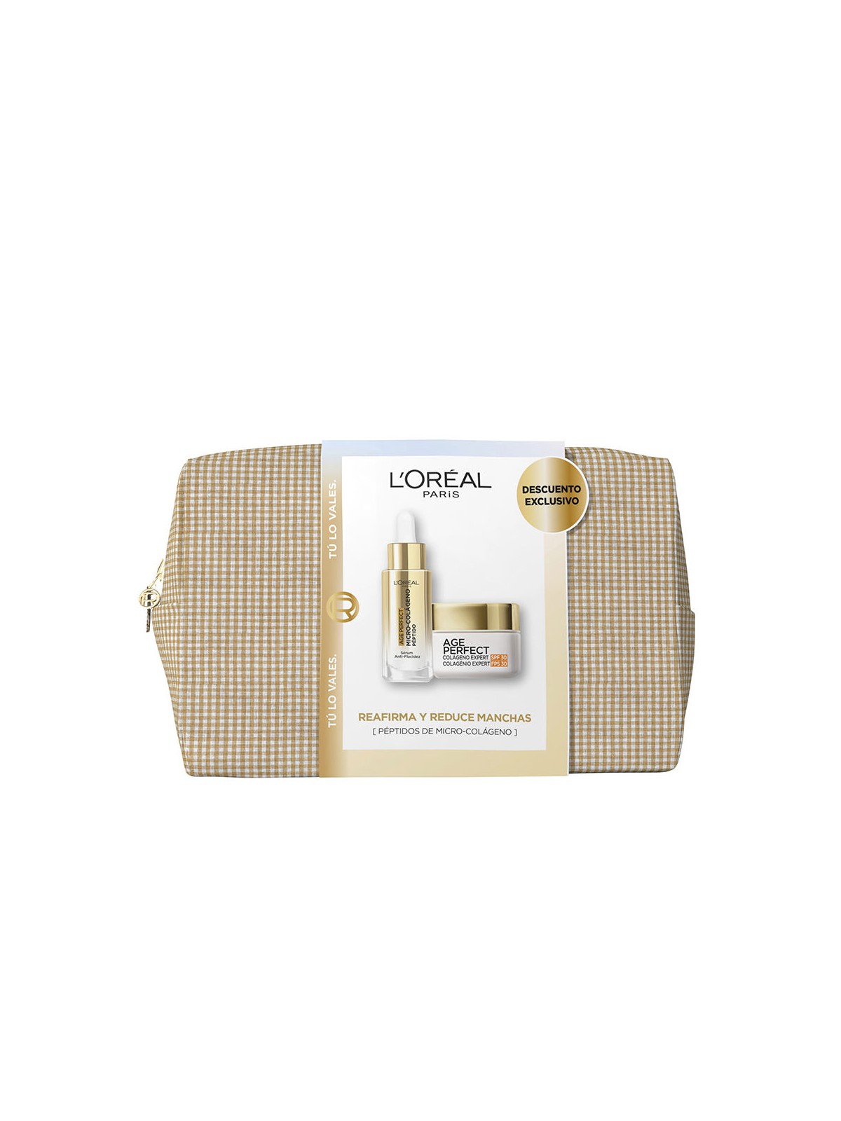 L'Oréal Paris CUSTODIA IN DUE PEZZI PERFETTA PER L'ETÀ Facial serum 30 ml + Facial cream 50 ml unisex