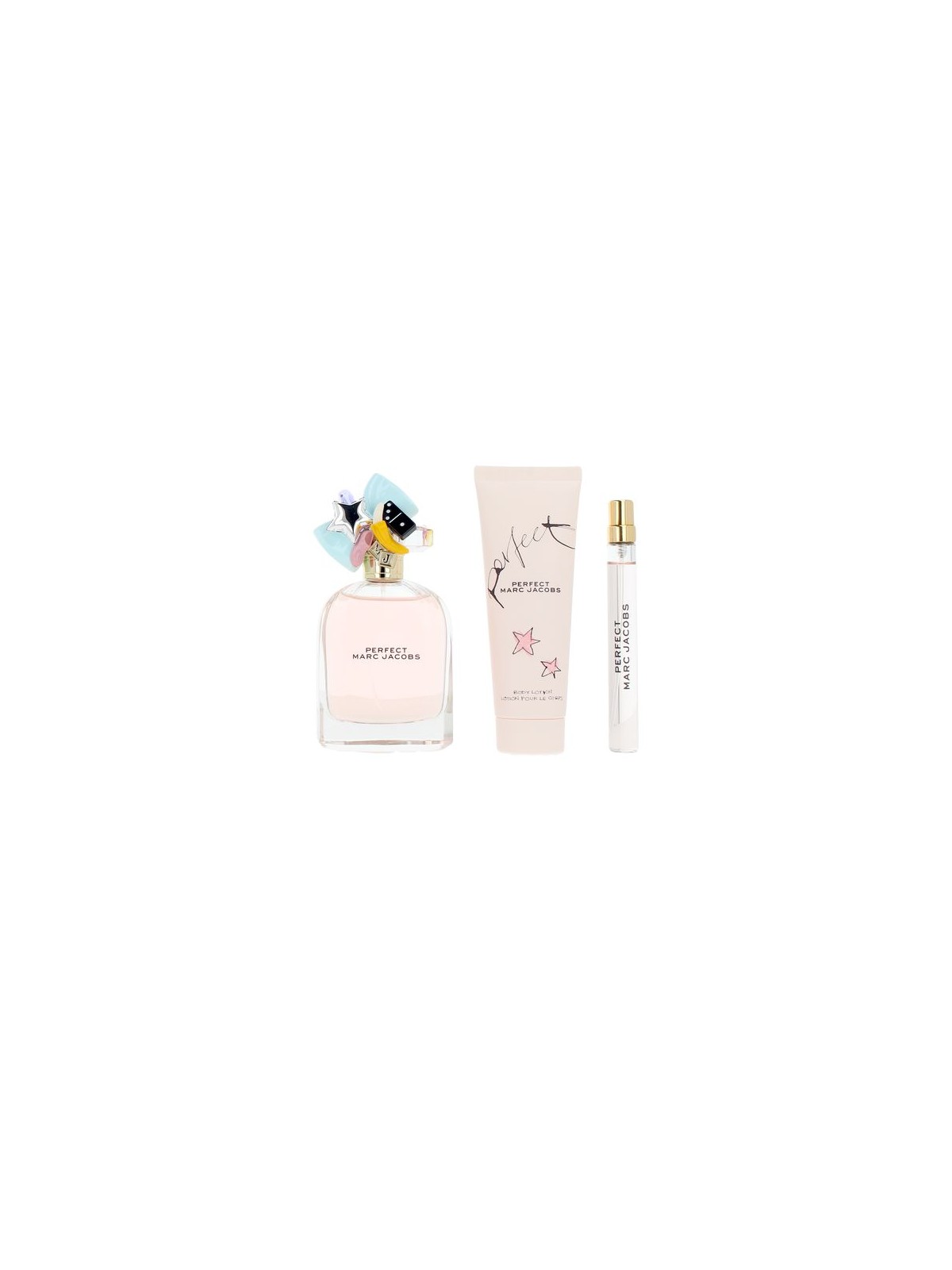 Marc Jacobs SET PERFETTA IN 3 PEZZI Eau de Parfum spray 100 ml + Body Lotion 50 ml + Eau de Parfum spray 10 ml unisex