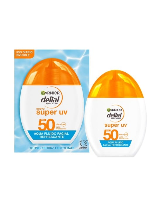 Garnier DELIAL SUPER UV fluido viso rinfrescante SPF50 40ml unisex