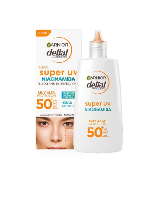 Garnier DELIAL SUPER UV Niacinamide Anti-Imperfezioni SPF50+ 40ml donna