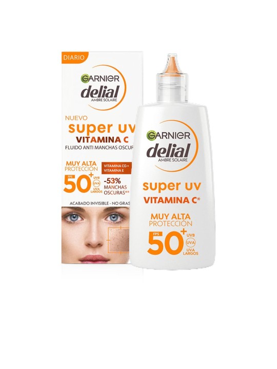 Garnier DELIAL SUPER UV vitamina C antimacchia SPF50+ 40ml unisex