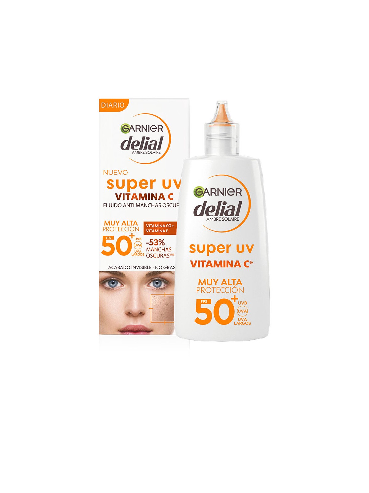 Garnier DELIAL SUPER UV vitamina C antimacchia SPF50+ 40ml unisex