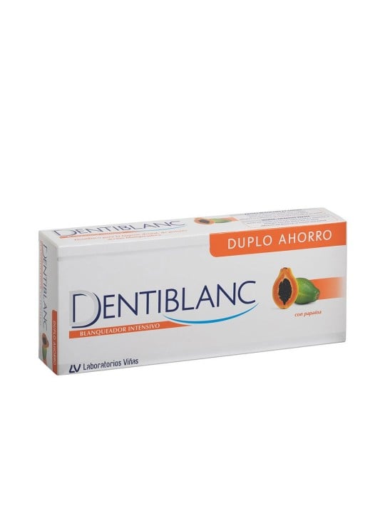 Dentiblanc DENTIBLANC SBIANCAMENTO INTENSIVO con papaya, confezione da 2 x 100ml unisex