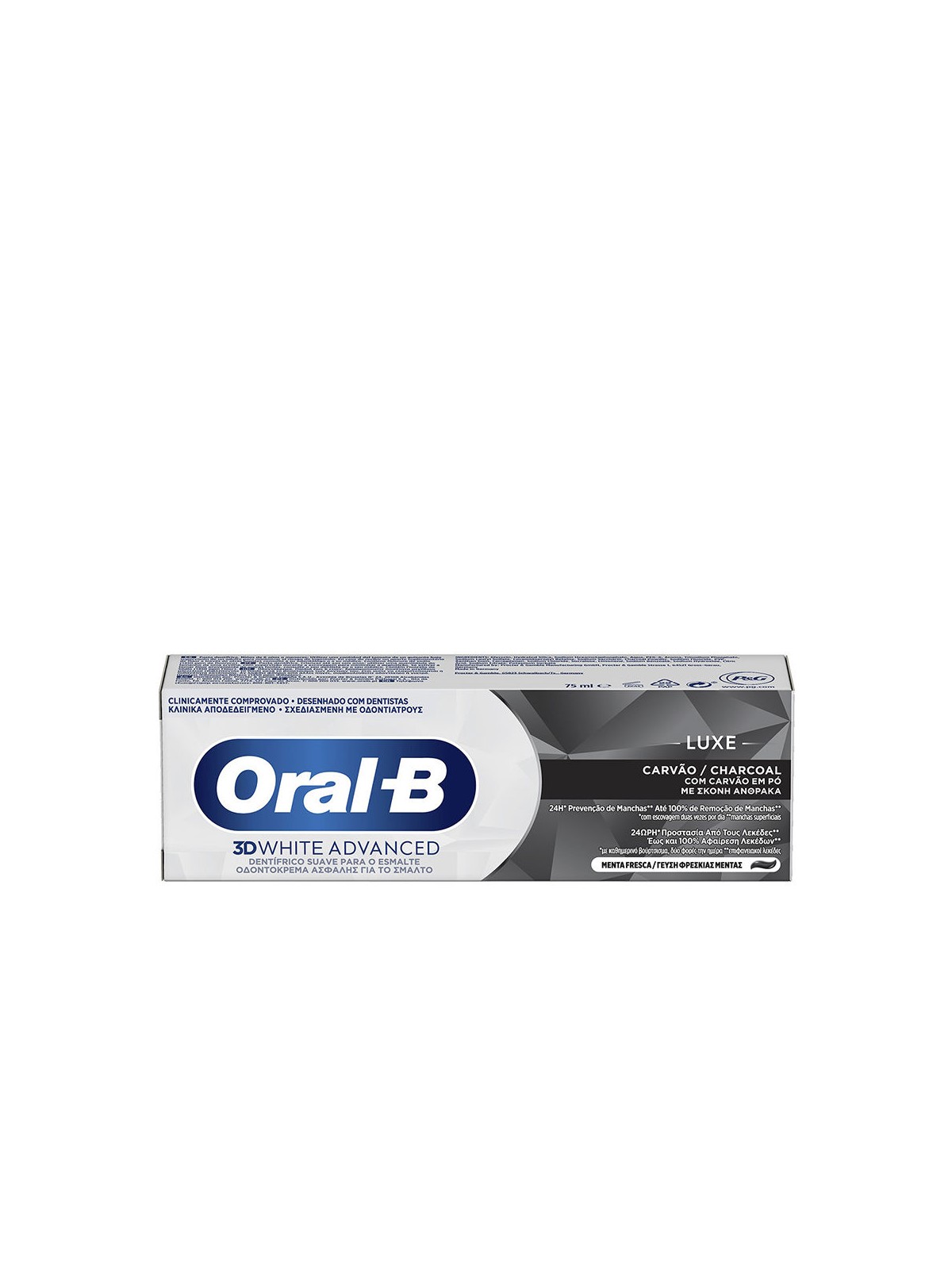 Oral-b Dentifricio al carbone 3D WHITE LUXE 75ml unisex