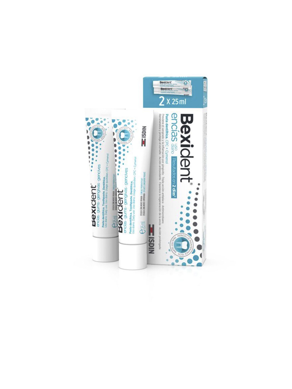 Isdin Dentifricio BEXIDENT GUMS 2 x 25ml 2 x 25 ml unisex