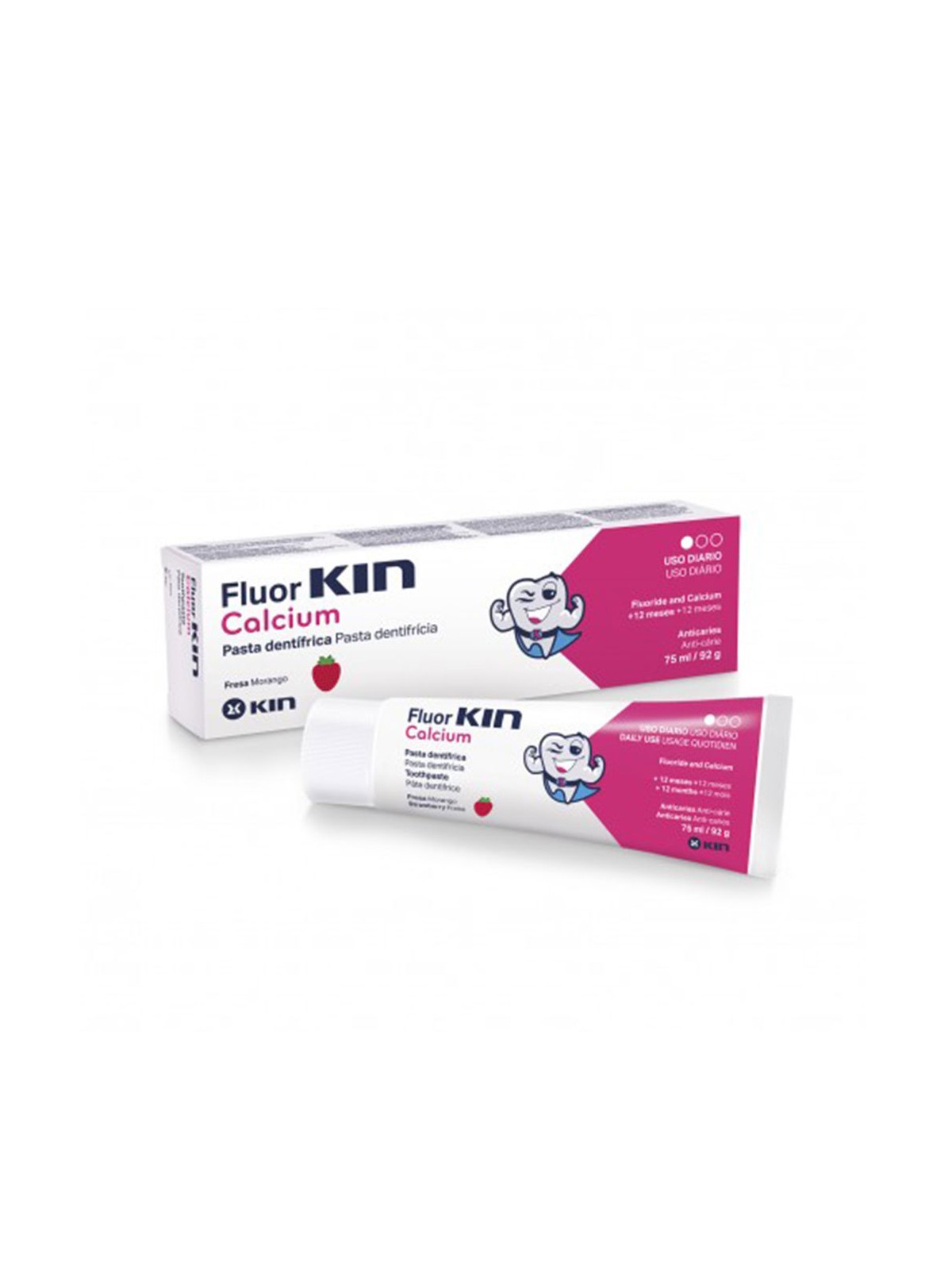 Kin Dentifricio FLUORKIN CALCIUM 75ml unisex