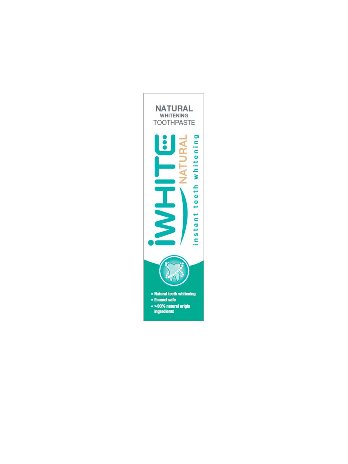 Iwhite Dentifricio sbiancante naturale 75ml unisex