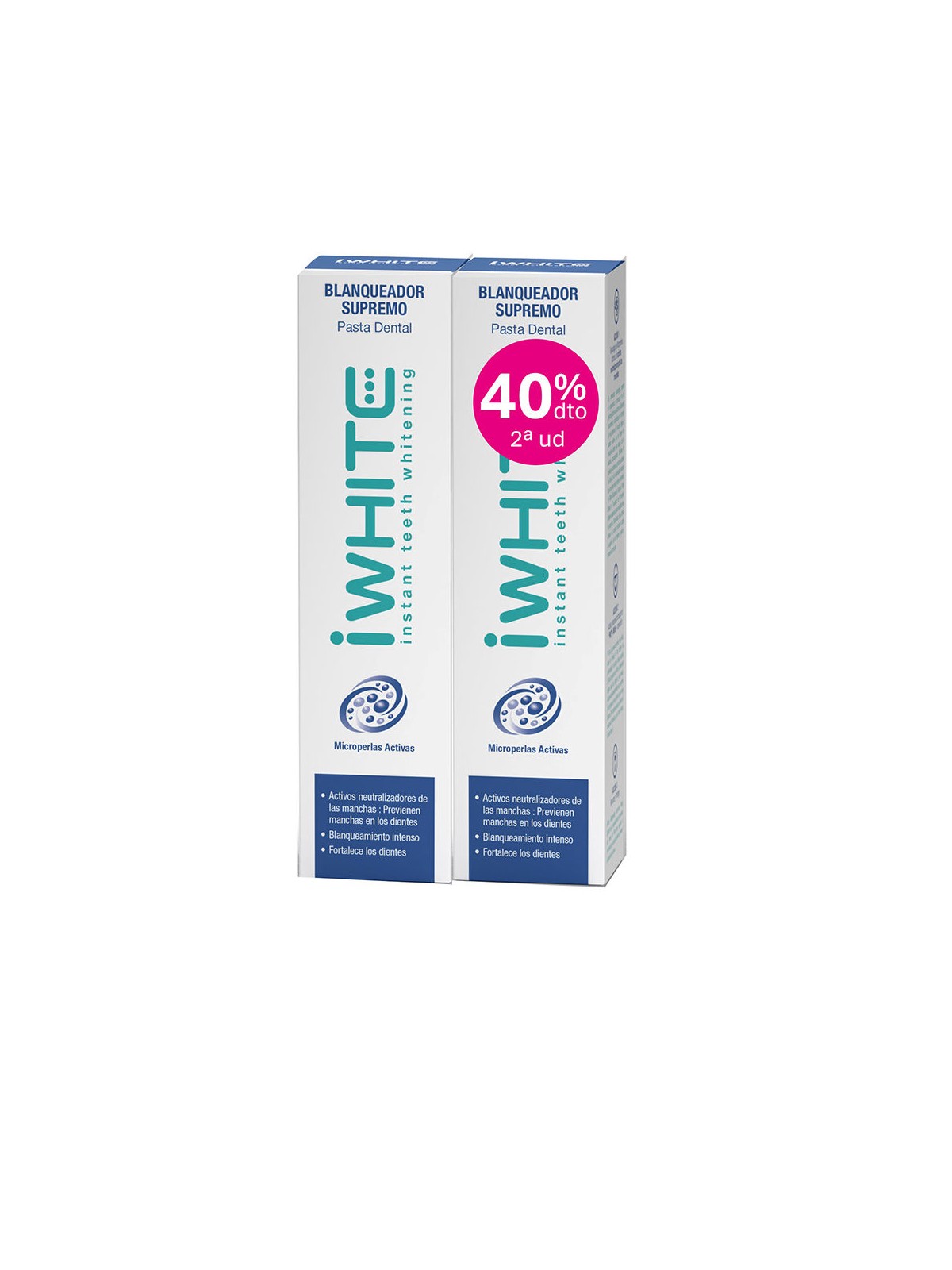 Iwhite Dentifricio sbiancante Supreme, confezione da 2 x 75ml 2 x 75 ml unisex