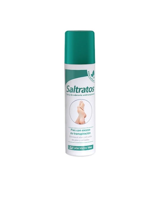 Saltratos Deodorante antitraspirante spray per piedi saltati con sudorazione eccessiva 150ml unisex