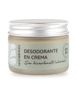 Matarrania Deodorante in crema biologico al limone e timo, senza bicarbonato di sodio, 30ml donna