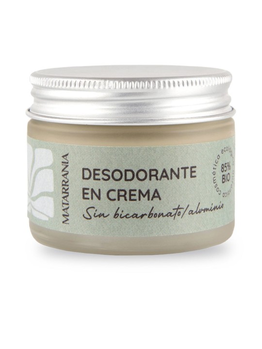 Matarrania Deodorante in crema biologico al limone e timo, senza bicarbonato di sodio, 30ml donna