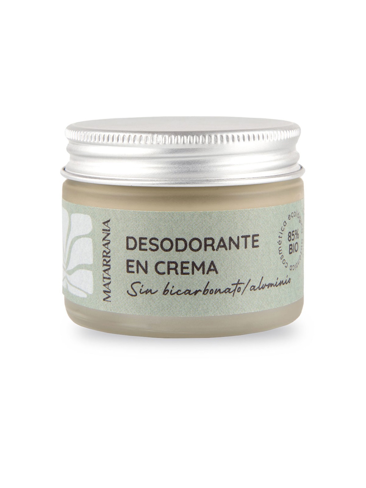 Matarrania Deodorante in crema biologico al limone e timo, senza bicarbonato di sodio, 30ml donna