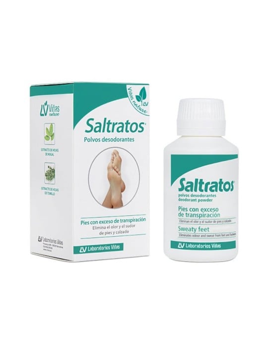 Saltratos Deodorante in polvere per piedi saltati con eccessiva sudorazione 50gr unisex