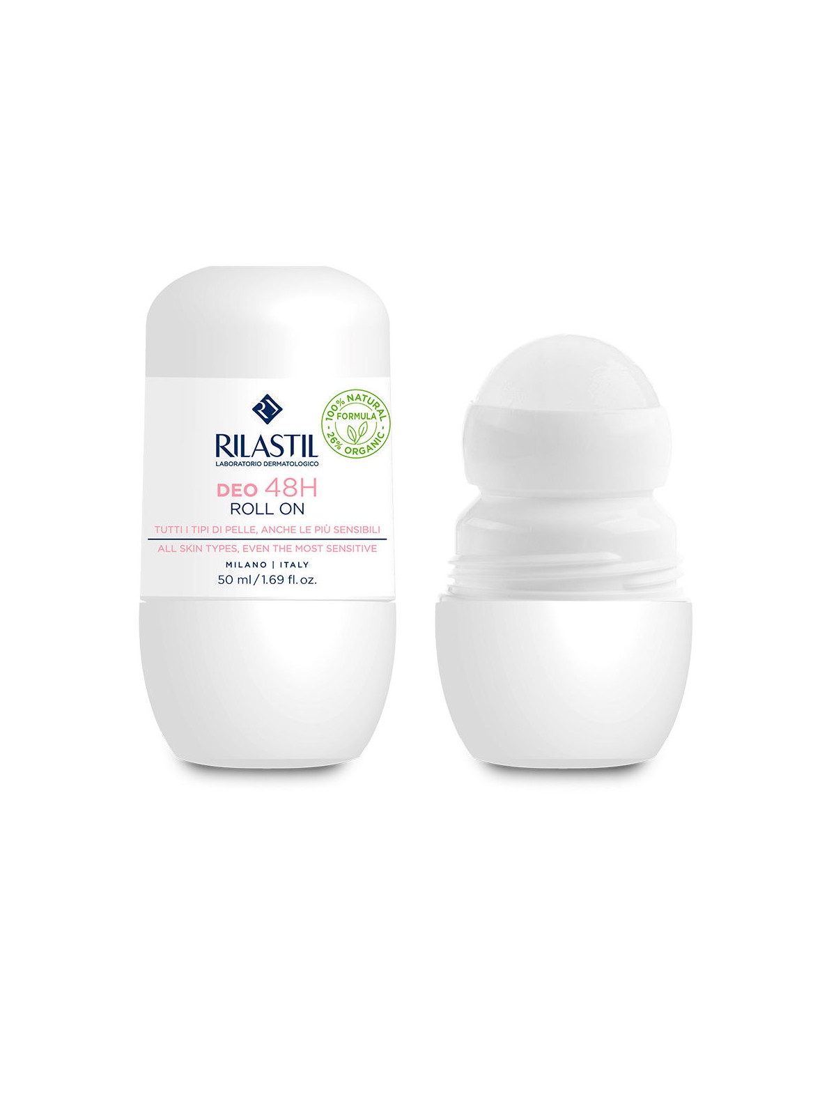 Rilastil Deodorante roll-on DEODERMIAL 48H 50ml unisex