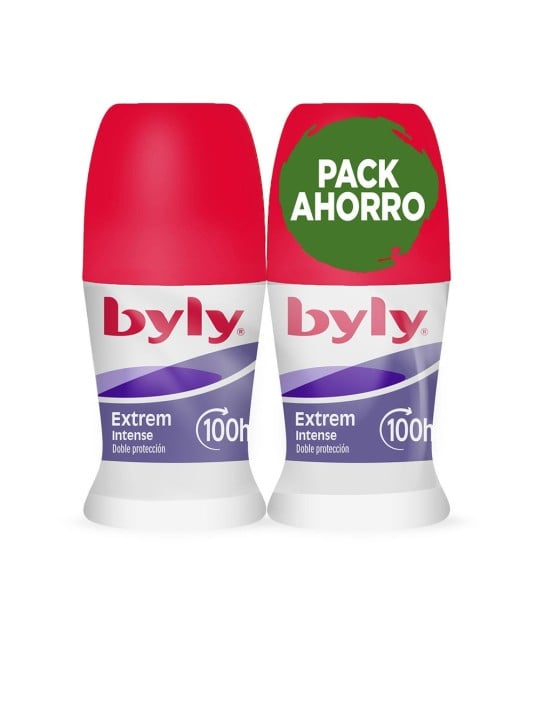 Byly DEODORANTE ROLL-ON EXTRA INTENSIVO 100H, CONFEZIONE DA 2 x 50ml unisex