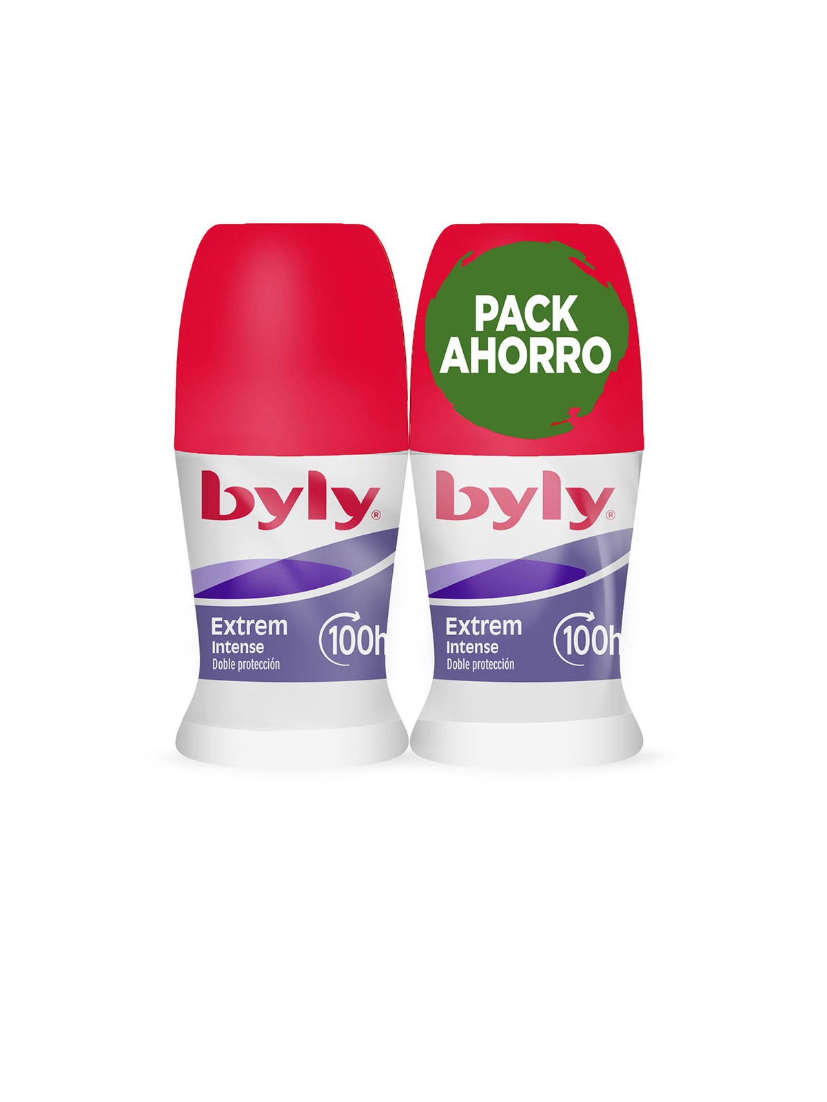 Byly DEODORANTE ROLL-ON EXTRA INTENSIVO 100H, CONFEZIONE DA 2 x 50ml unisex