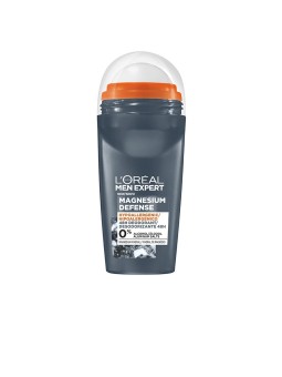 L'Oréal Paris Deodorante roll-on MEN EXPERT MAGNESIUM DEFENSE 0% alcol, durata 48 ore, 50ml uomo