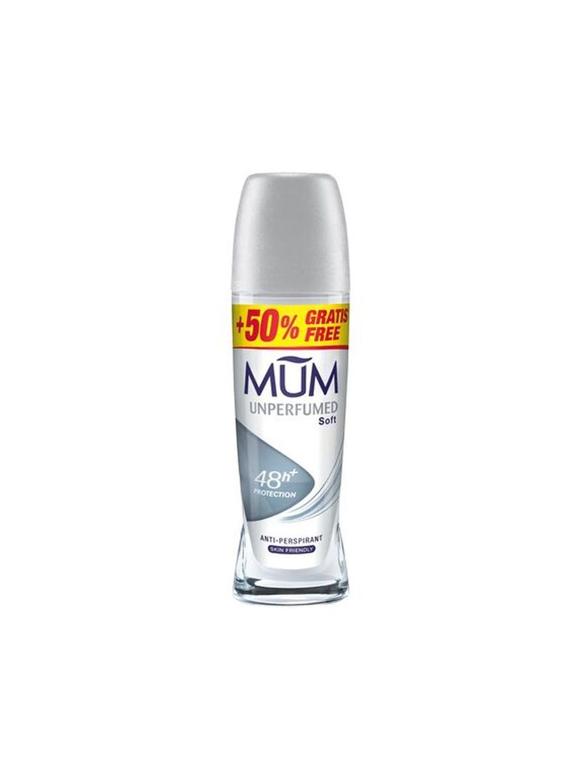 Mum Deodorante roll-on senza profumo per pelli sensibili, 75ml donna