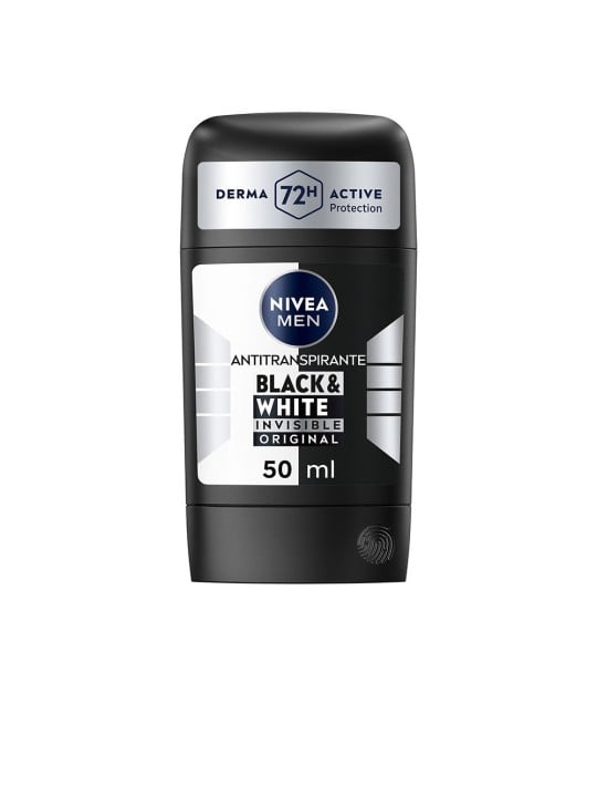 Nivea Deodorante stick MEN BLACK & WHITE INVISIBLE ORIGINAL 50ml uomo
