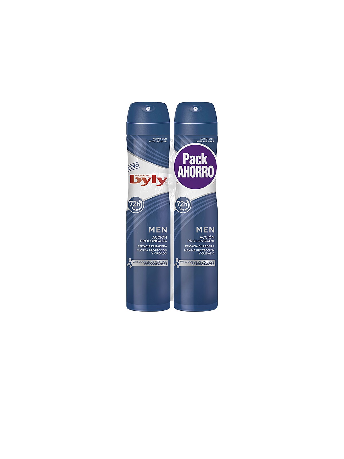 Byly DEODORANTE VAPO DA UOMO, CONFEZIONE DA 2 x 200ml 2 x deodorant spray 200 ml uomo