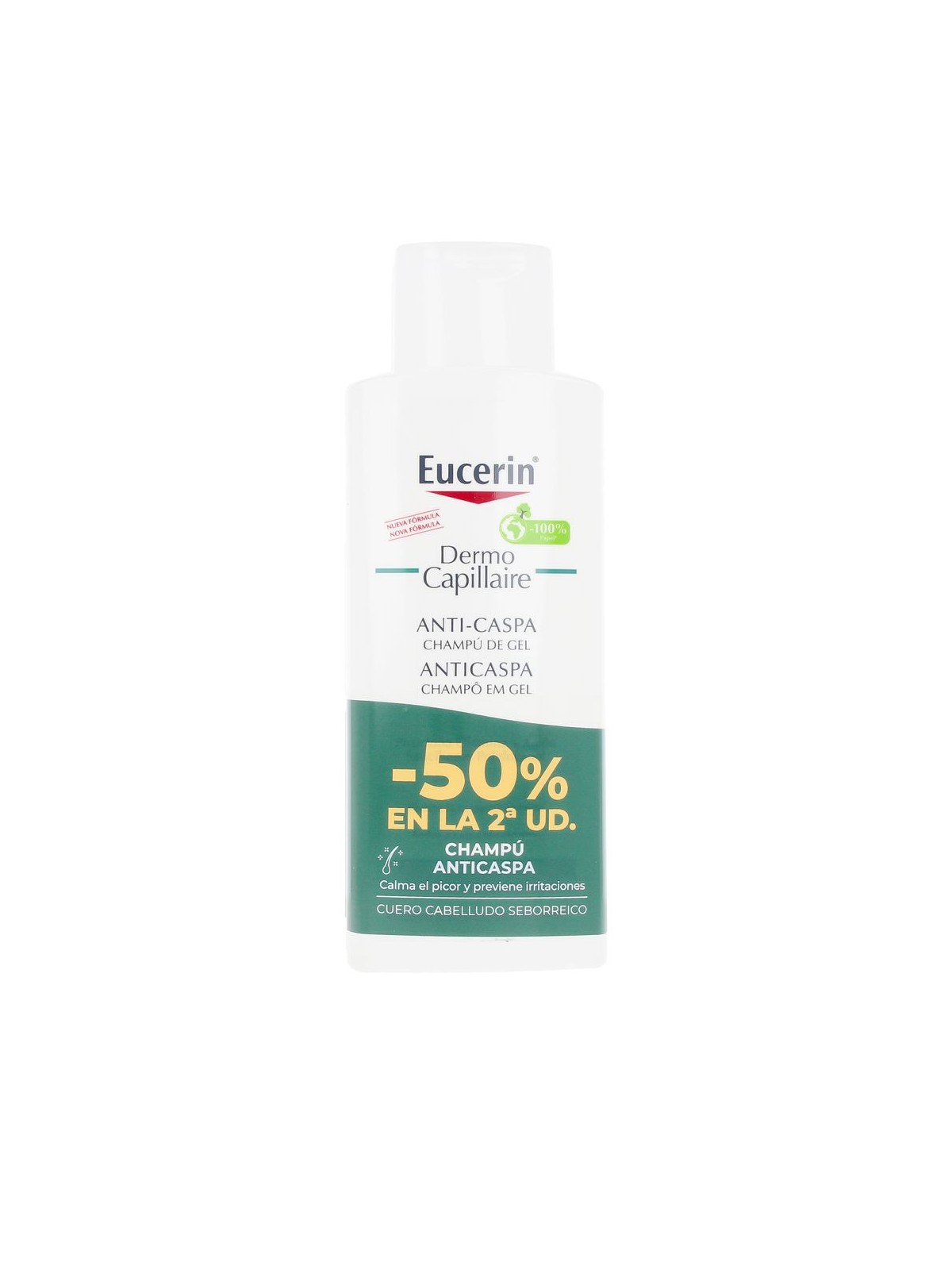 Eucerin DERMO CAPILLAIRE shampoo antiforfora confezione 2 x 250ml 2 x 250 ml unisex