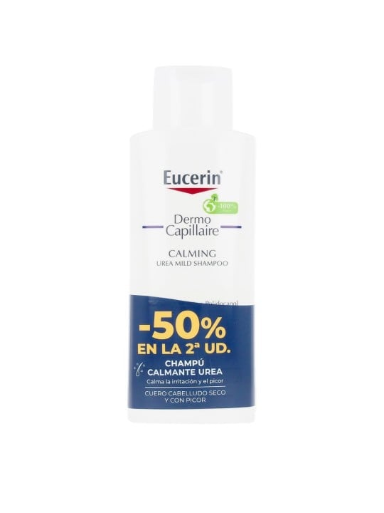 Eucerin DERMO CAPILLAIRE shampoo lenitivo all'urea, confezione da 2 x 250ml 2 x 250 ml unisex